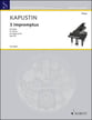 3 Impromptus piano sheet music cover